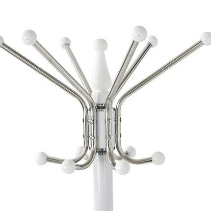 Freestanding Coat Rack Marble Base Stand Jacket Clothes Umbrella Garment Hanger