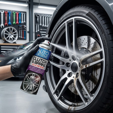Rapide AX Clutch & Brake Cleaner Spray 400ml Powerful Degreaser For Cars Bikes