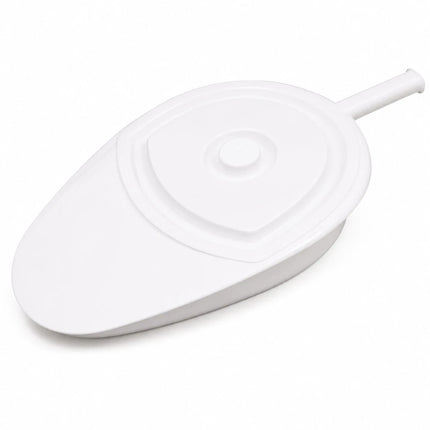 Portable Bed Pan with Lid Women and Men Spill-Resistant Reusable For Elderly