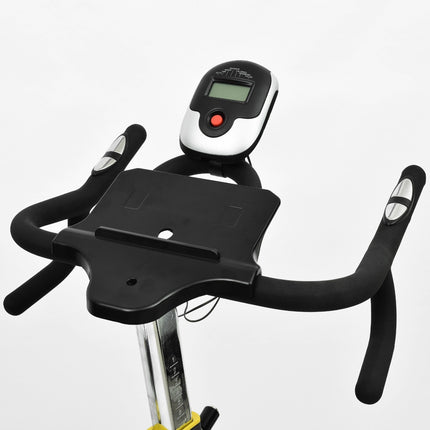 Heavy Duty Spin Bike Magnetic Flywheel Exercise Bike 160KG Home Gym Workout