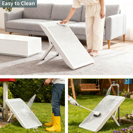 Portable Dog Ramp Folding Non-Slip Pet Ramp Stairs Step Ladder for Bed Sofa