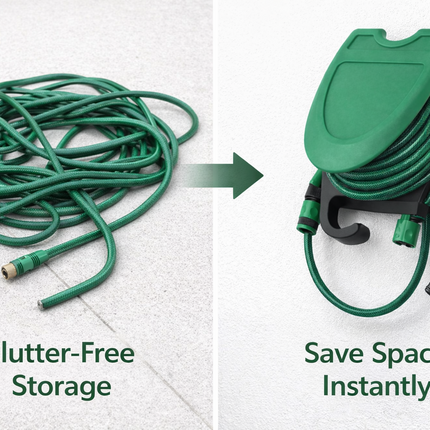 10m Mini Garden Hose Reel Set