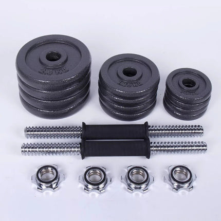 Adjustable Dumbbell & Barbell Set 15-30