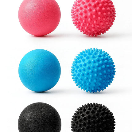 Lacrosse & Spiky Massage Ball Set