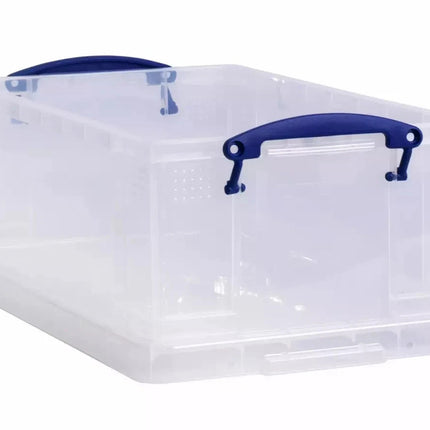 12L Clear Stackable Storage Box – Plastic Home & Office Organizer