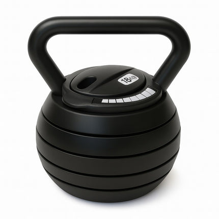 Adjustable Kettlebell Weight Set Exercise Home Gym Fitness Workout 18Kg
