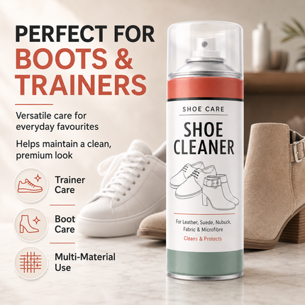 Shoe Cleaner Spray 250ml For Leather Suede Nubuck Trainer
