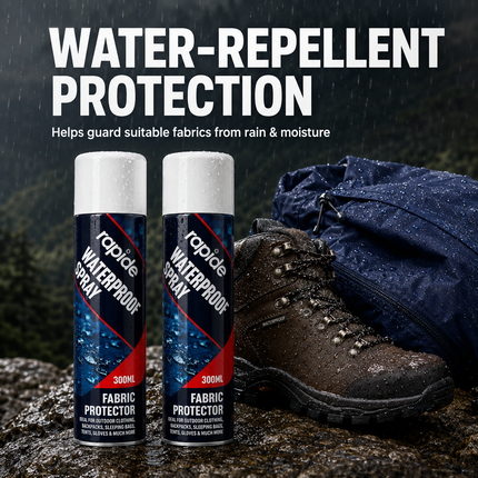 2x Waterproof Spray Fabric Protector Tent Shoes Clothing Treatment Renew 300ml