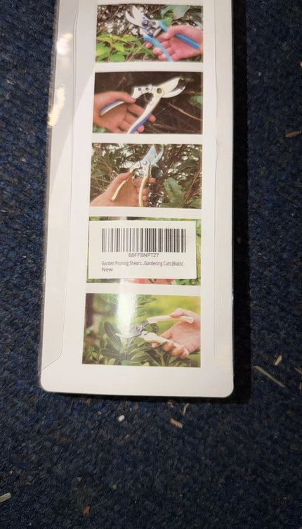 Pruning Shears 8' Bypass Garden SK5+Durionise Heavy Duty Hand Clippers Grip
