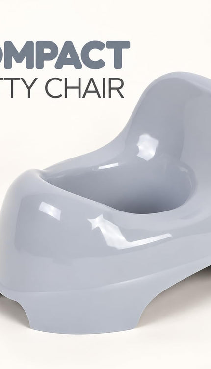 Toddler Potty Training Chair Baby Toilet Trainer Easy Clean Grey Easy Clean