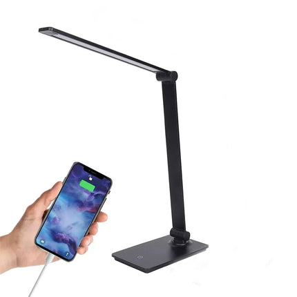 LED Table Lamp Eye-Caring Desk Light USB Rechargeable Touch Control 5 Modes
