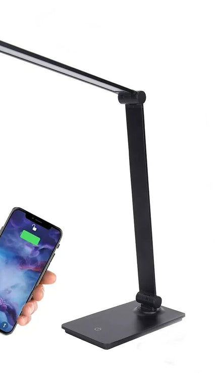 LED Desk Lamp with Night Light & 30/60-Minute Timer