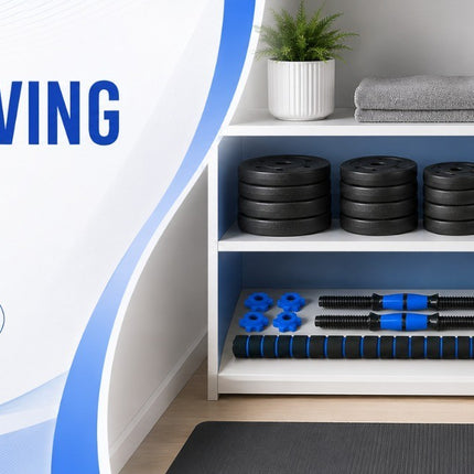 Adjustable Dumbbell & Barbell Set