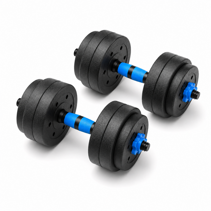 Dumbbell Barbell Set 15KG Complete Home Exercise System
