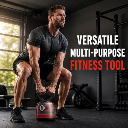 Adjustable Kettlebell Water Fillable Weight Home Gym Fitness Training Workout