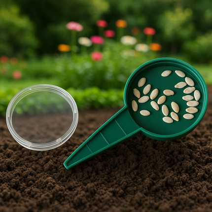 Garden Seed Dispenser with 5 Flow Settings