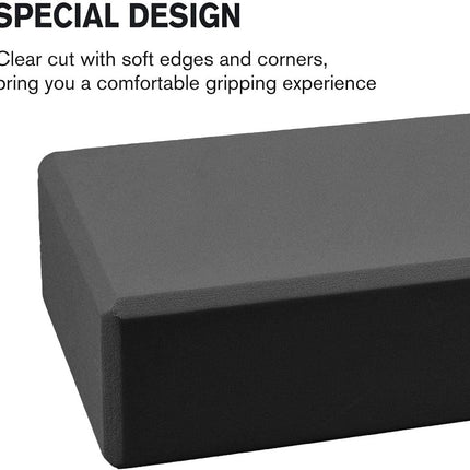 Yoga Gym Blocks Brick Foam Pair Exercise Training Pilates Meditation Anti Slip
