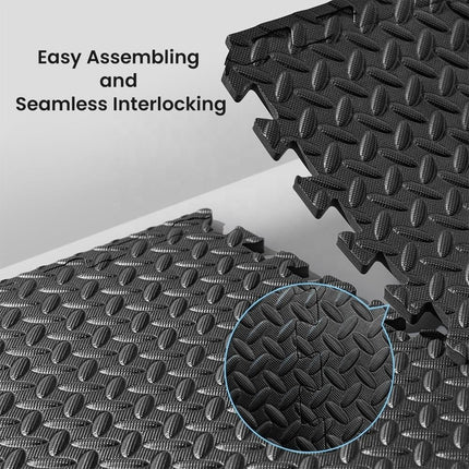 EVA Foam Gym Floor Mats Interlocking Tiles Soft Yoga Kids Play Hot Tub Spa Pads