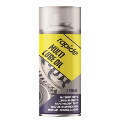 Multi Lube Oil Spray High Performance Lubricates Cleans Prevents Rust 250ml
