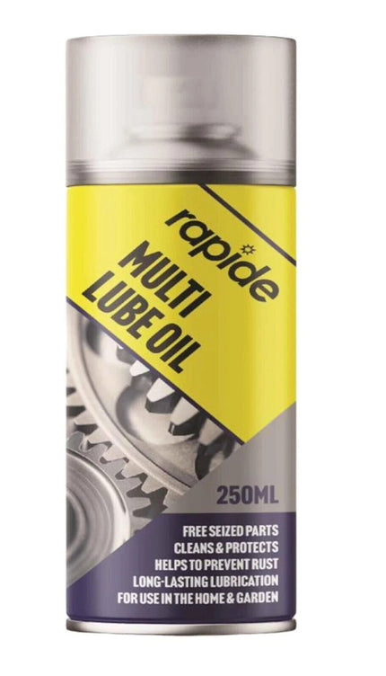 Multi Lube Oil Spray High Performance Lubricates Cleans Prevents Rust 250ml