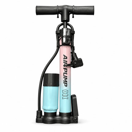 Bike Pump Bicycle Floor Air Pump With Gauge Presta & Schrader tire 120Psi Ball