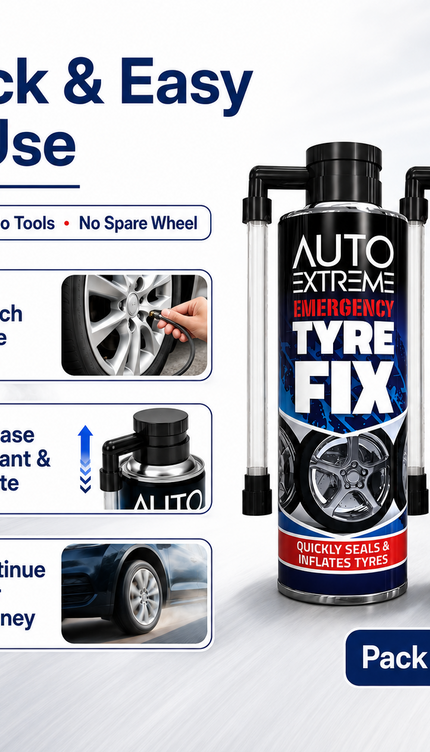 2x Instant Tyre Fix Spray Bicycle Bike Emergency Puncture Repair Sealer 300ml
