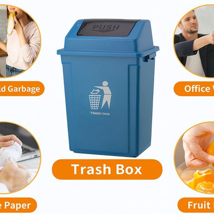 Large Swing Lid Recycling Bin for Kitchen & Home