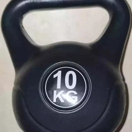 Vinyl Kettlebell Weight Set 4KG–20KG Cast Iron Gym Fitness Training Workout