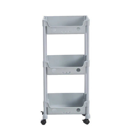 3-Tier Rolling Storage Trolley with Wheels