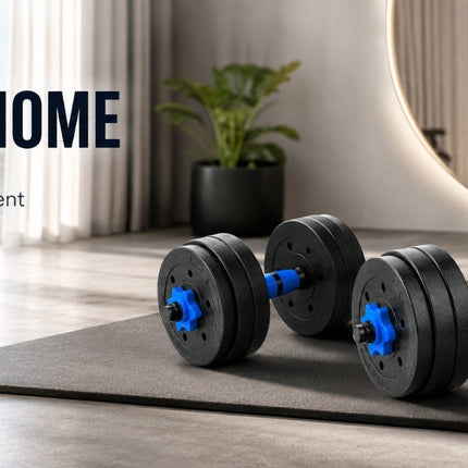 Adjustable Dumbbell & Barbell Set