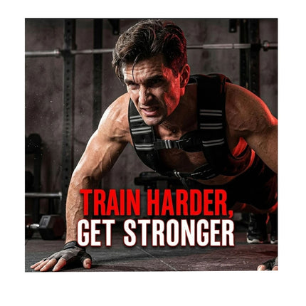 Weighted Vest 5kg 10kg Adjustable Fitness Training Running Jogging Gym Workout