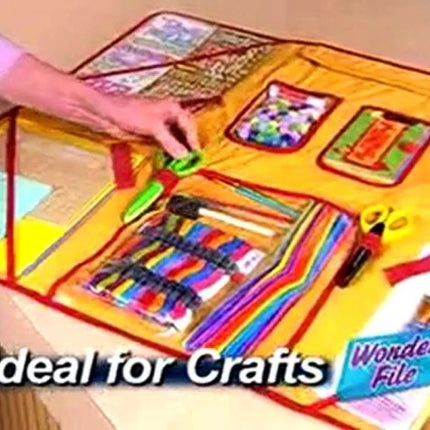 Portable Wonder File Holder Paper Craft Laptop File Organizer Storage Folder New