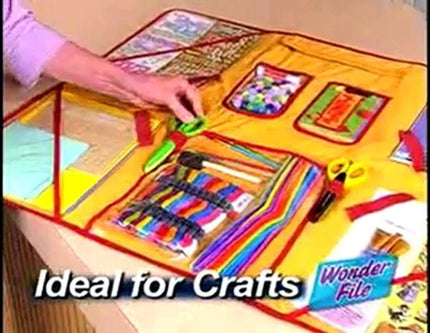 Portable Wonder File Holder Paper Craft Laptop File Organizer Storage Folder New