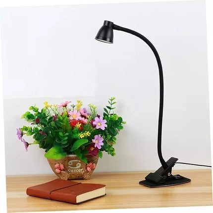 LED Desk Lamp Clip-On 3W Flexible Reading Study Light Eye Care with Brightness