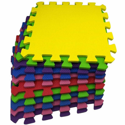 Color Eva Foam Mats Soft Floor Tiles Interlocking Kids Play Gym Exercise 60x60cm