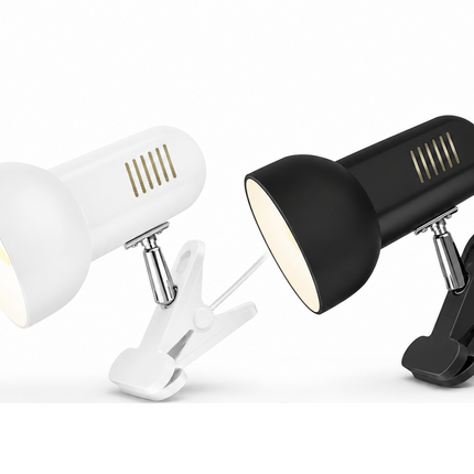 Clip On LED Study Lamp E27 For Bed Headboard Desk Shelf Adjustable Reading Light