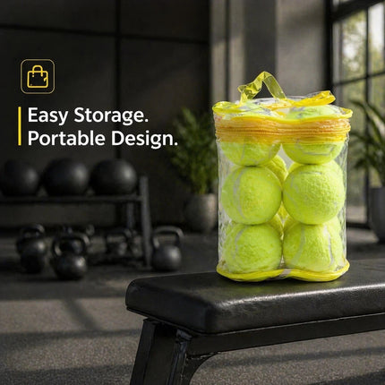 12X TENNIS BALLS Outdoor SPORTS Fun Dog Fetch TOY Play CRICKET Training Beach