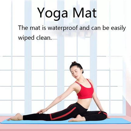 Yoga Camping Mat 6mm EVA Foam Roll Up Waterproof Insulated Foil Exercise 180x50