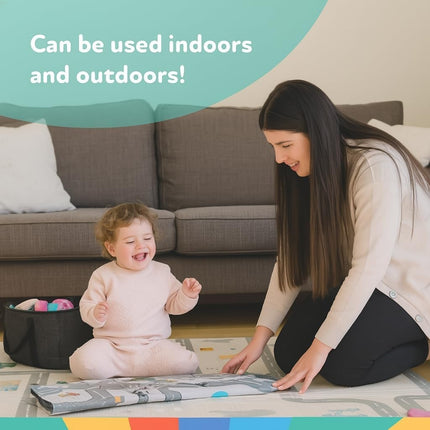 Foldable Baby Play Mat Waterproof Foam Mat Reversible Waterproof Extra Large Mat