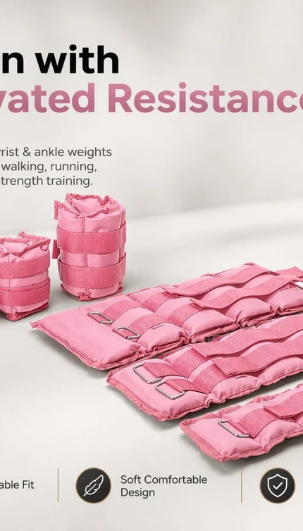 2-Piece Adjustable Ankle & Wrist Weights