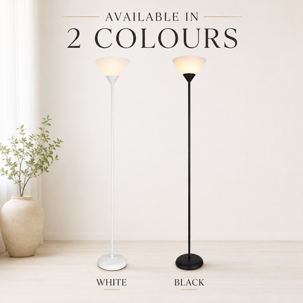 Uplighter Floor Lamp Sleek & Modern Standing Tall Lamp for Home Office