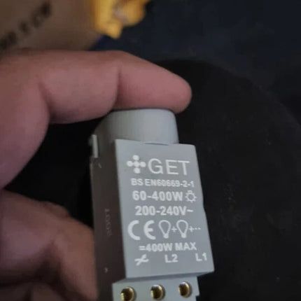 GET Push Dimmer Switch Module 240V On/Off Turn Adjust Replacement 40-400W