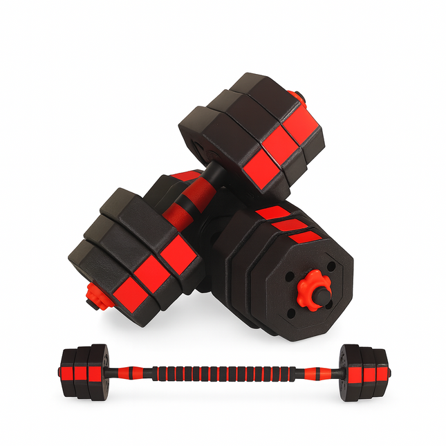 10kg Adjustable Octagonal Dumbbell Set