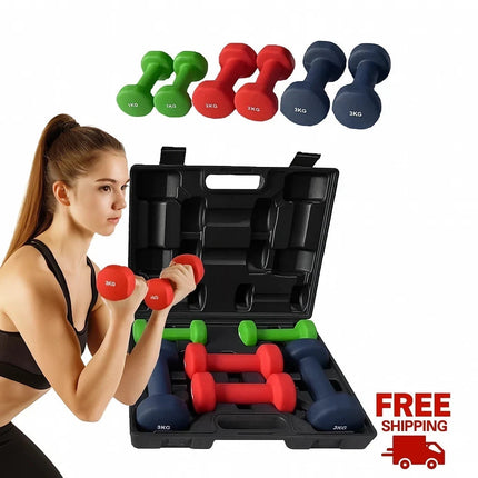 Neoprene Dumbbell Set Pair