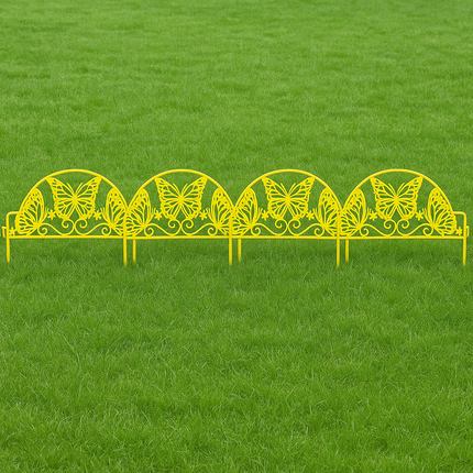 10PCS Yellow Garden Edging Panels