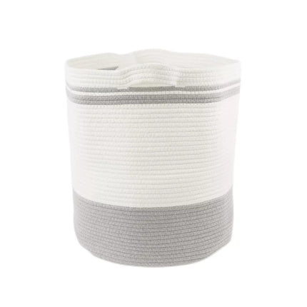 70L Laundry Hamper Basket Cotton Rope Cloth Toy Large Washing Storage Organizer