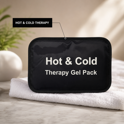 Hot Cold Gel Pack Reusable Heat Ice Therapy Migraine Sports Injury Pain Relief