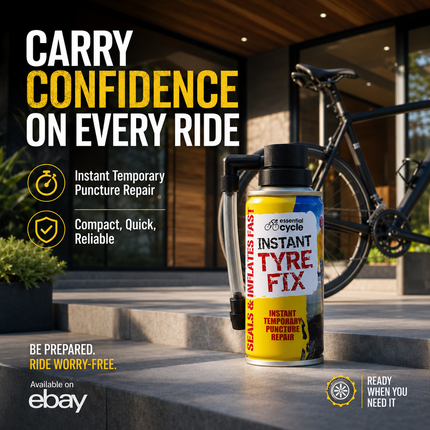 Instant Tyre Fix Spray 200ml Bike Car Puncture Repair Kit