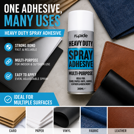 Glue Adhesive Spray 300ml Carpet Flooring Fabric Craft Bonding