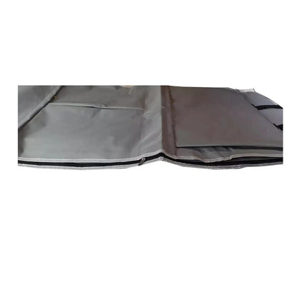 Large Garment Suit Bag Premium Grey Foldable Carrier Travel Bag Cover Storage